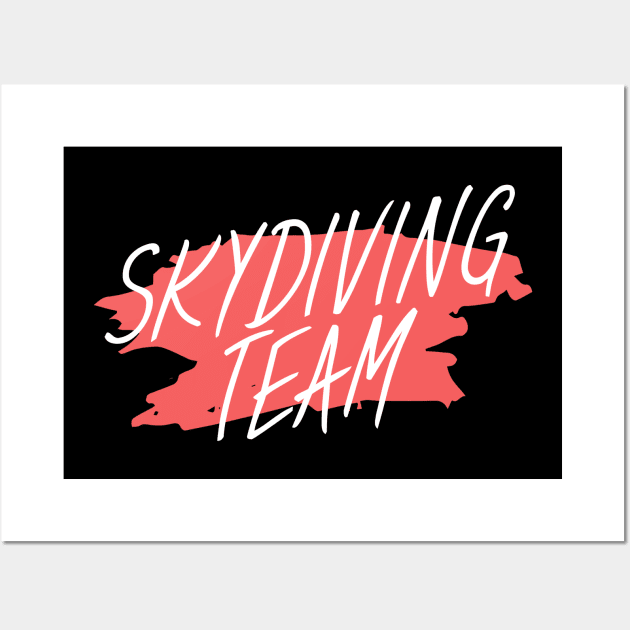 Skydiving team Wall Art by maxcode